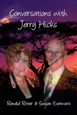 The front cover of the book, Conversations with 
		Jerry Hicks
