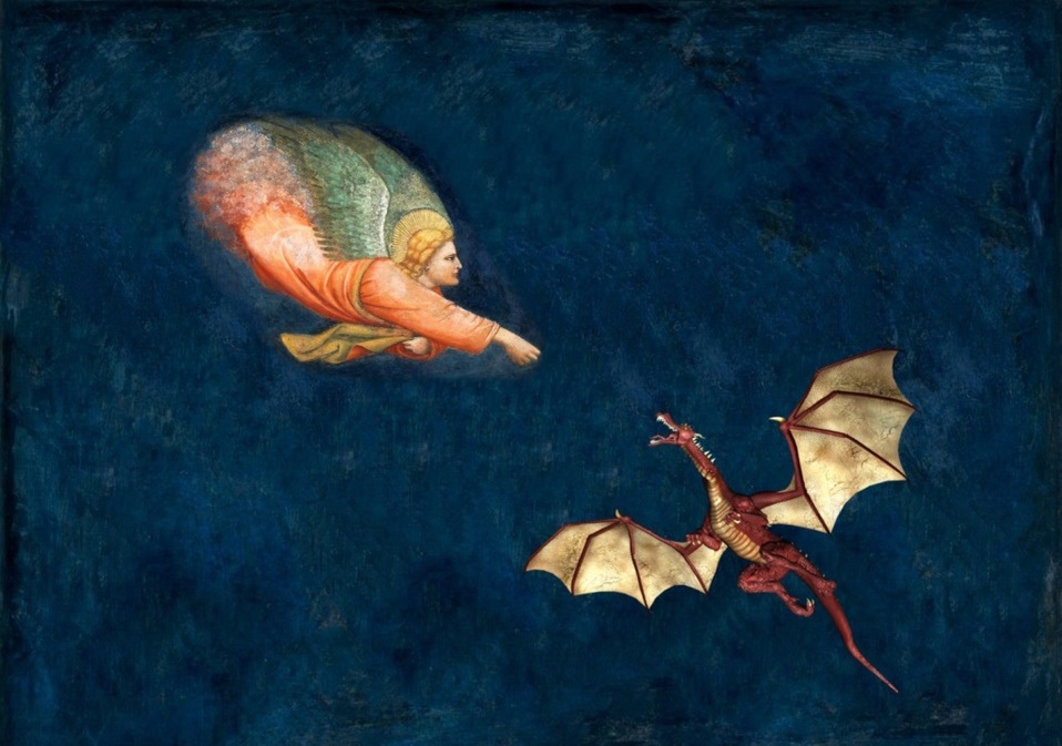 image from the book Dragons and Angels